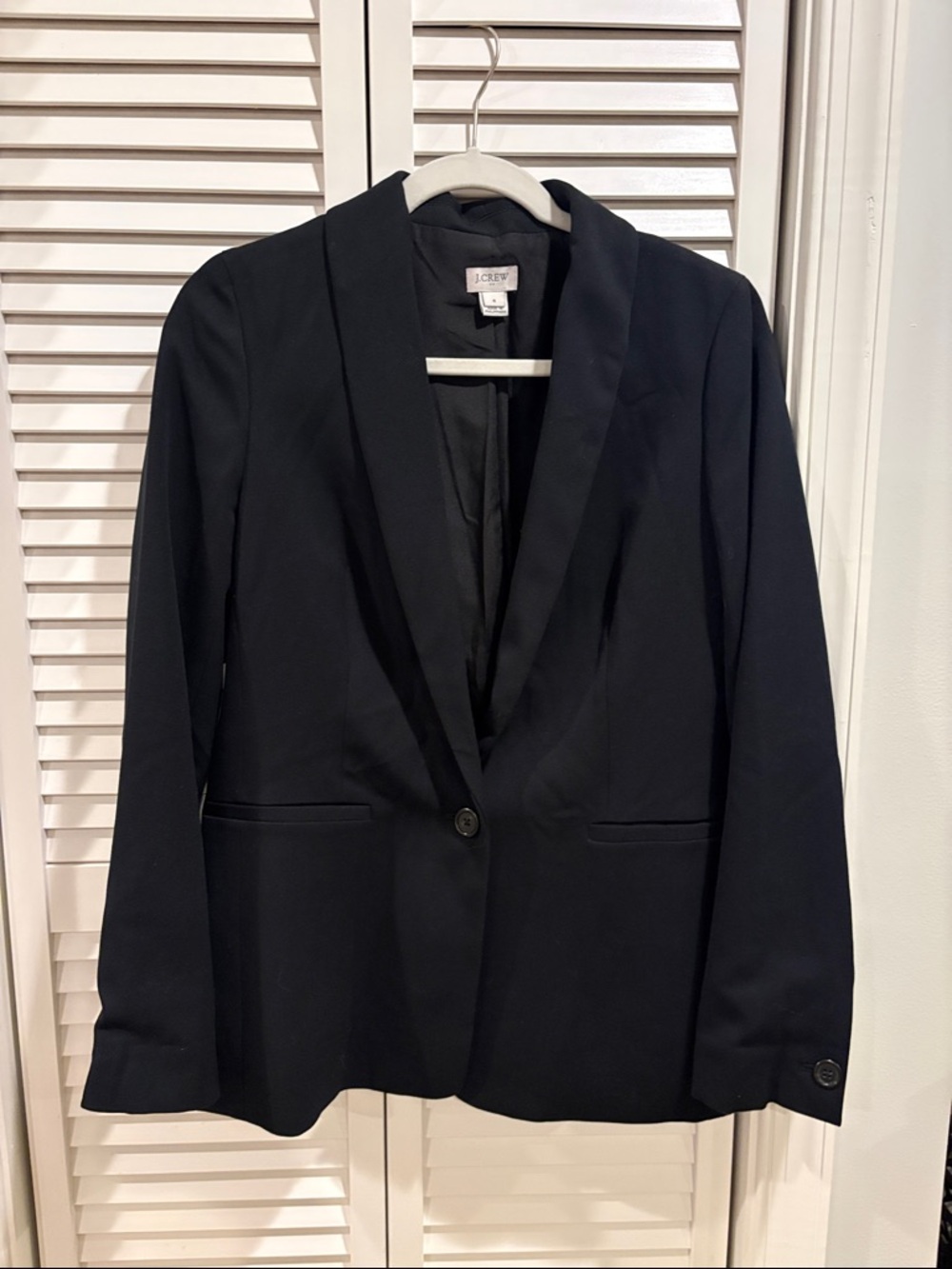 J.Crew black shawl collar blazer jacket